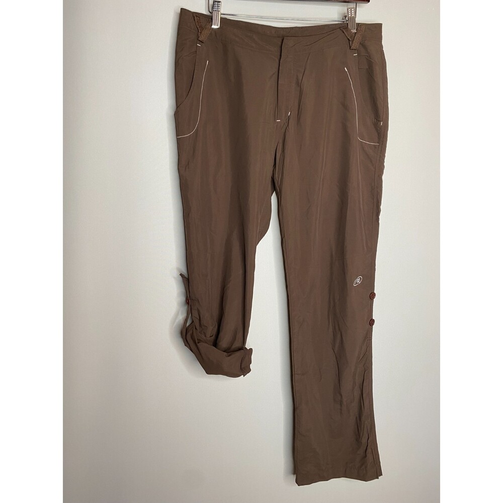 Cloudveil Convertible Button Up Nylon Hiking Pants Contrast Stitch Size 10W